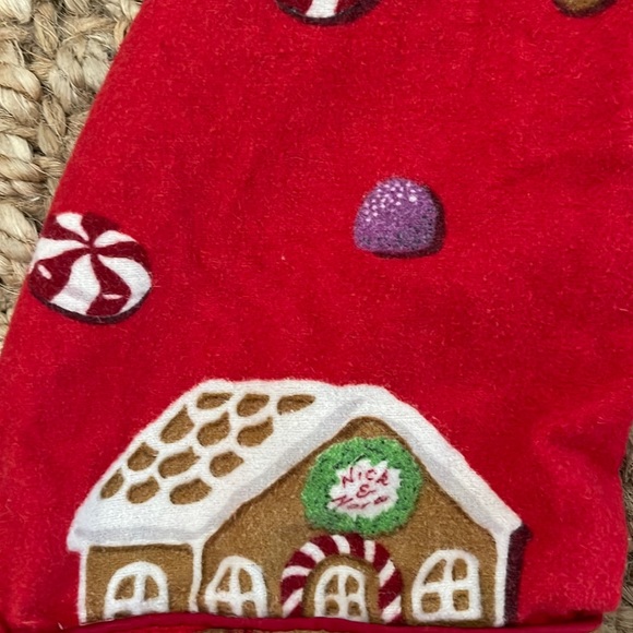 NICK & NORA GINGERBREAD CHRISTMAS BUTTON DOWN PJS JACKET SIZE SMALL - Picture 6 of 6